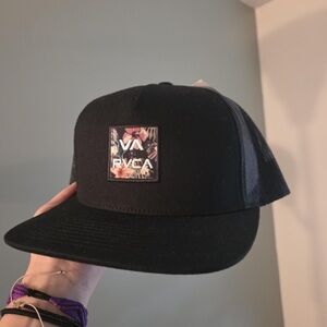 RVCA Black Trucker Hat